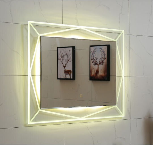 Inter Ceramic Arilena Icl 1502 Spiegel Badezimmer LED-Beleuchtung Touchscreen Farbwechsel