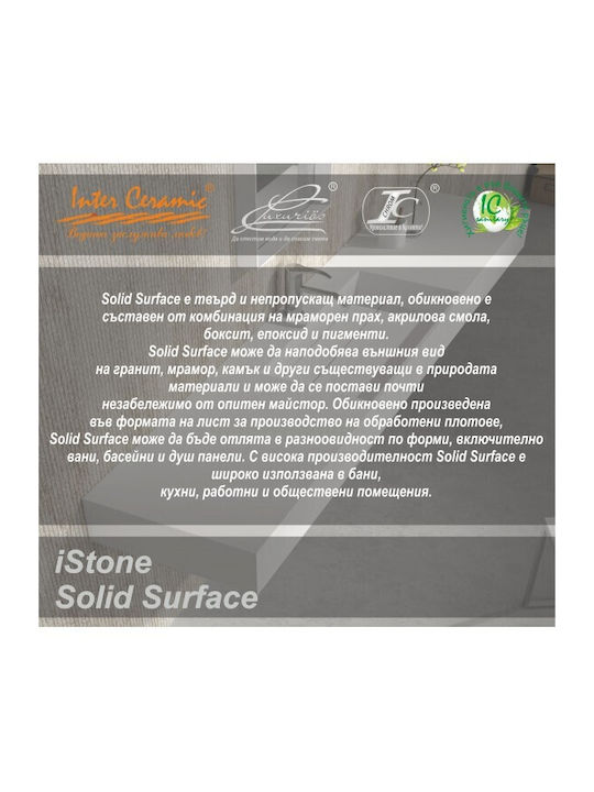 Inter Ceramic Icm 7205 Mirror Bathroom Frame Istone Solid Surface
