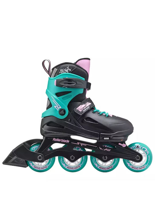 Rollerblade Fury 43.073735 În linie Reglabil Role Negre Pentru Adulți/Copii