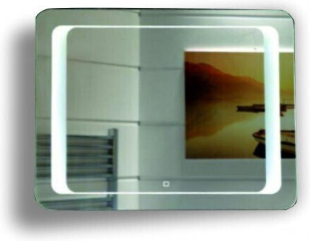 Inter Ceramic Icl 1593-75 Spiegel Badezimmer LED-Beleuchtung Touchscreen Antibeschlagsystem Heizung