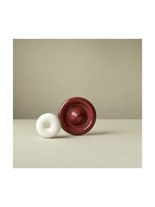 Ceramic Soap Dish Kinfill Ø13 Cm Terracotta