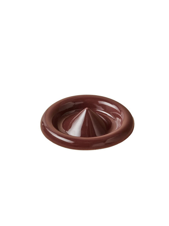 Ceramic Soap Dish Kinfill Ø13 Cm Terracotta