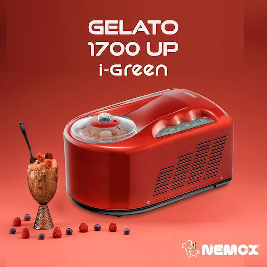 Ice Cream Maker Compressor Nemox Gelato Nxt1 I-green 1.7 Liters Red