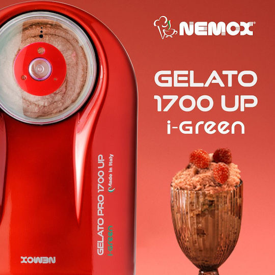 Ice Cream Maker Compressor Nemox Gelato Nxt1 I-green 1.7 Liters Red
