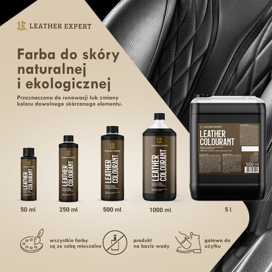 Leather Expert Colourant Μπεζ Φυσική Οικολογική Βαφή Δέρματος 50 Ml Le-06-50c201