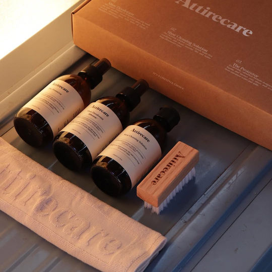 Set Îngrijire Pantofi Attirecare Kitul Ultim de Îngrijire a Pantofilor 3 X 250 Ml