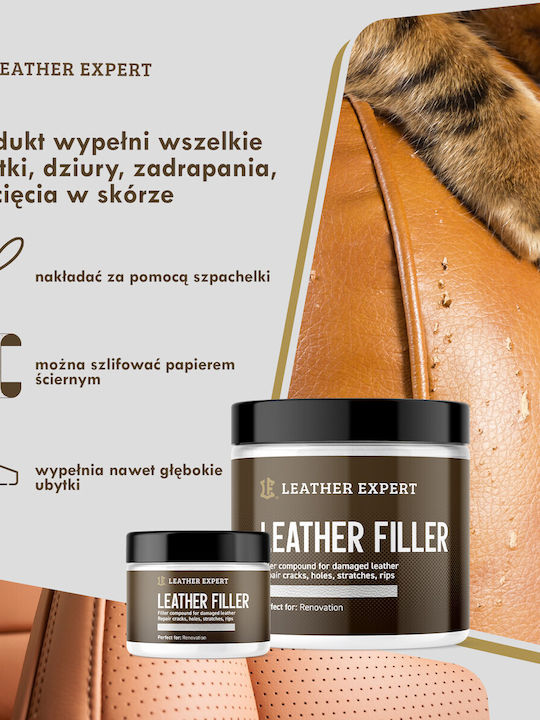 Chit Alb pentru Piele 50 Ml Leather Expert Le-10-fw50