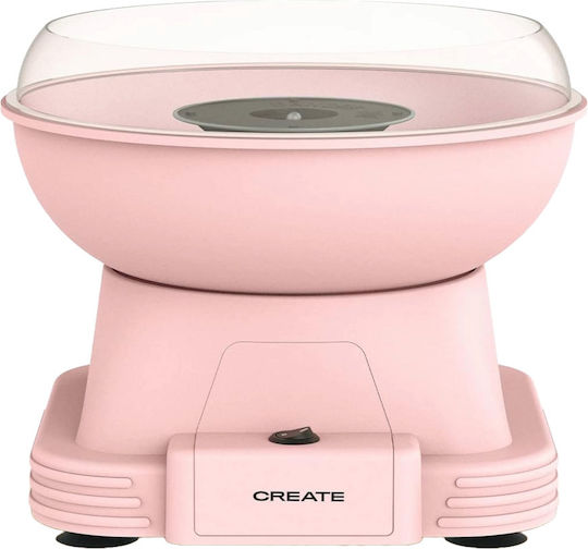 Mașină Retro de Vată de Zahăr Creează Roz Pastel