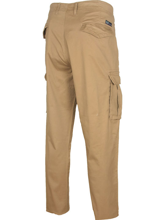 Hose Cargo Elastisch in Lockere Passform Tabac Brown
