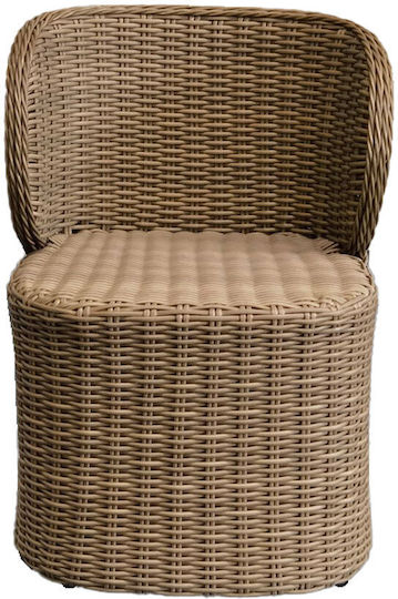 Πολυθρόνα Nest 56x55x76.5cm Φυσικό Πολυθρόνα Nest 56x55x76.5cm Φυσικό
