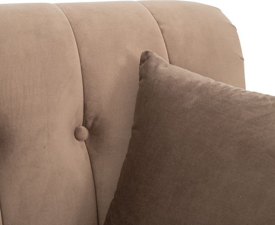 Sessel Samt Coffee 114x86x85cm