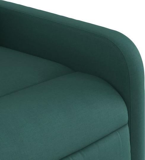 Фотьойл Relax С поставка за крака Dark Green 66x89.5x95.5см