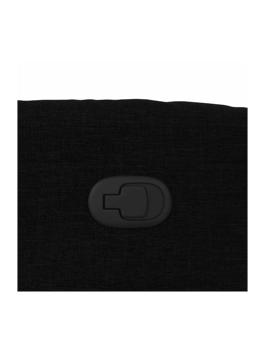 Relaxsessel mit Fußhocker Black 75.5x93x99.5cm