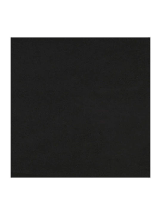 Μπερζέρα με Υποπόδιο Βελούδινη Μαύρο 61.5x69x95.5cm