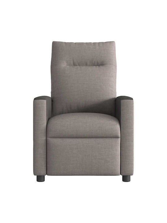 Πολυθρόνα Relax Massage με Υποπόδιο Taupe 50x54x100cm