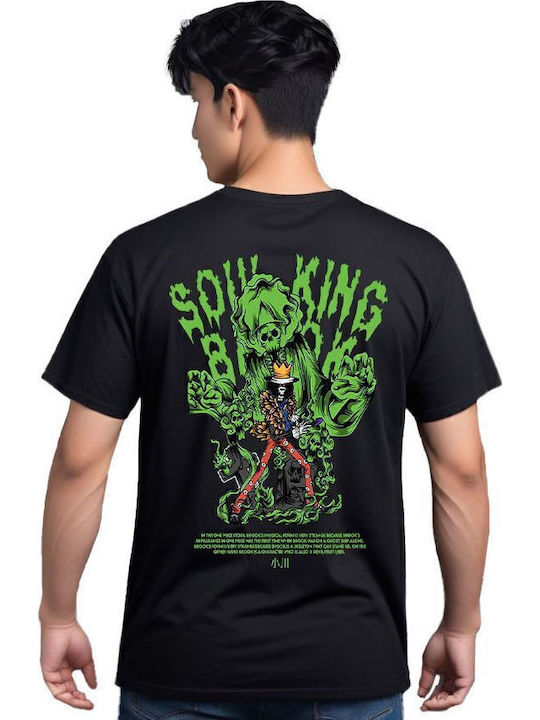 Pop Culture T-shirt One Piece Μαύρο 64000p Brook