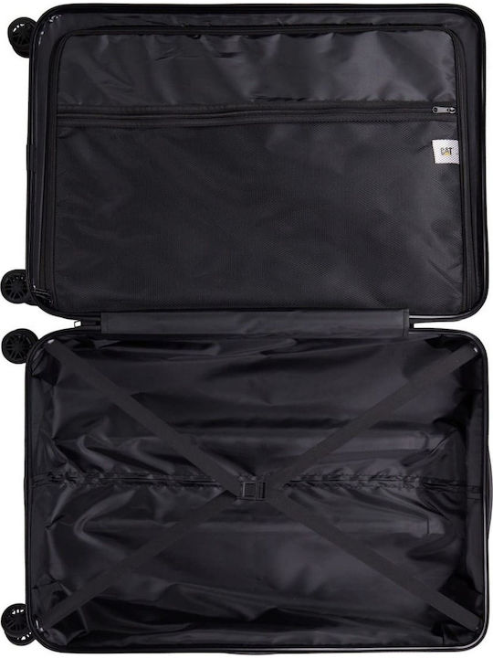 CAT Rockford Large Hard Green Travel Suitcase with 4 Wheels Height 77.2cm