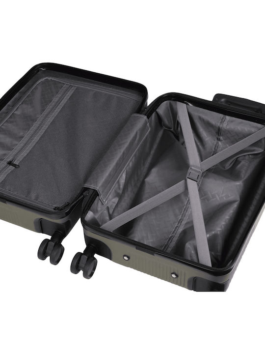 CAT Peoria Cabin Travel Suitcase Hard Haki with 4 Wheels Height 54cm 84810-551