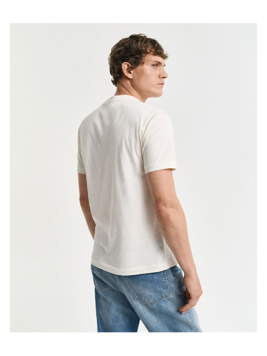 Gant T-shirt Cream