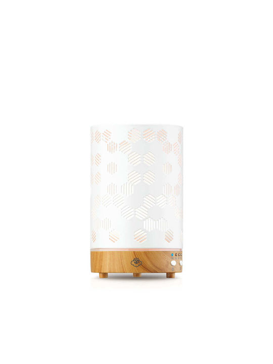 Serene House Lumini LED Dispozitiv de aromaterapie Ultrasonic cu temporizator Alb 90ml