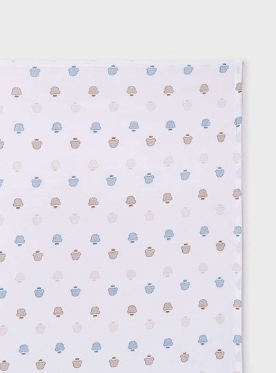 Mayoral Muslin Changing Pad Blue 114x114cm.