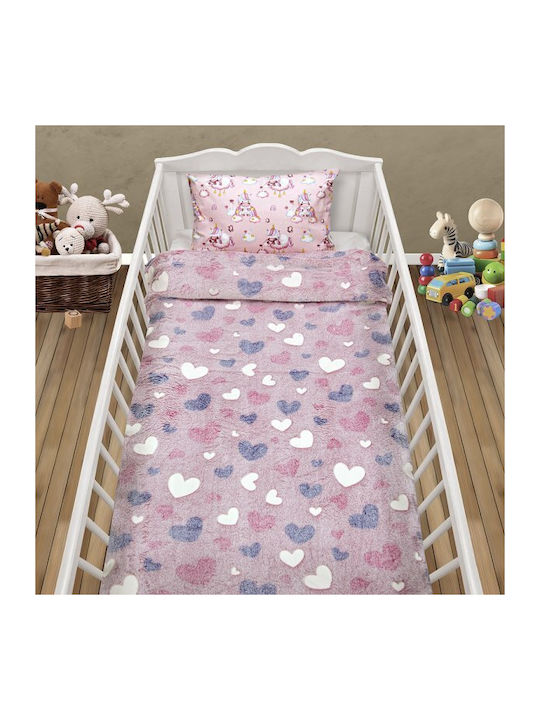 Lino Home Κουβέρτα Κούνιας 110x150εκ. Lino Home Κουβέρτα Κούνιας 110x150εκ.