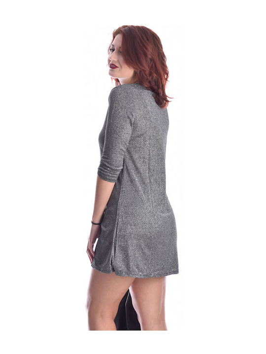 Mini Dress Silver