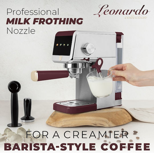 Berlinger Haus Μηχανή Espresso 1350W Πίεσης 20bar Καφέ BH-9623