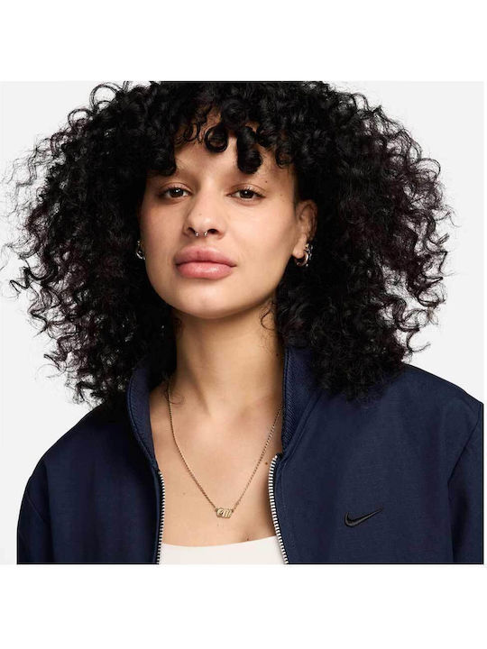 Sportswear Γυναικείο Αθλητικό Μπουφάν Μπλε