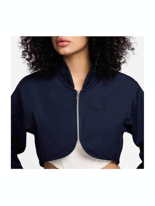 Sportswear Γυναικείο Αθλητικό Μπουφάν Μπλε