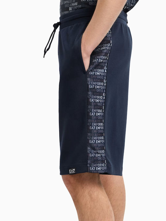 Pantaloni Scurți Bărbați Regular Fit Albaștri
