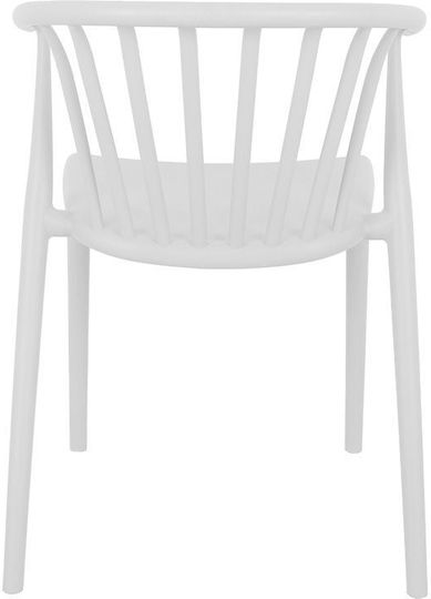Chair Zelma White Shade 55x53x73cm Chair Zelma White Shade 55x53x73cm