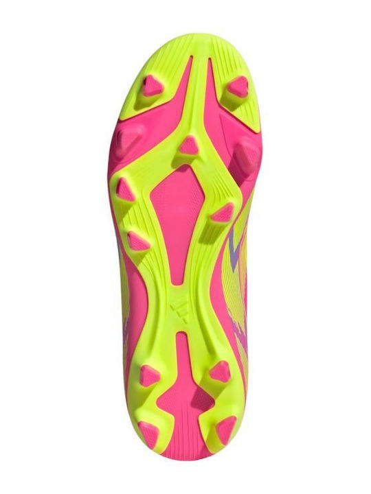 F50 Club Fg Mg Jr Kids Molded Soccer Shoes Fuchsia