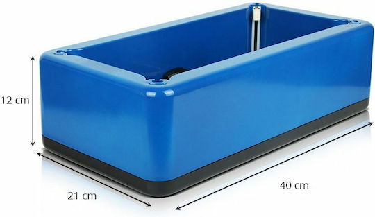 Automatischer Schuhüberzieher-Spender Blau