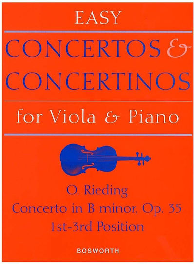 Concertul Rieding în Si Minor Op.35 pentru Violă și Pian