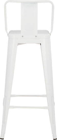 Табуретка Бар За външна употреба Melita-pro Белият шахмат 1бр 42x42x100см