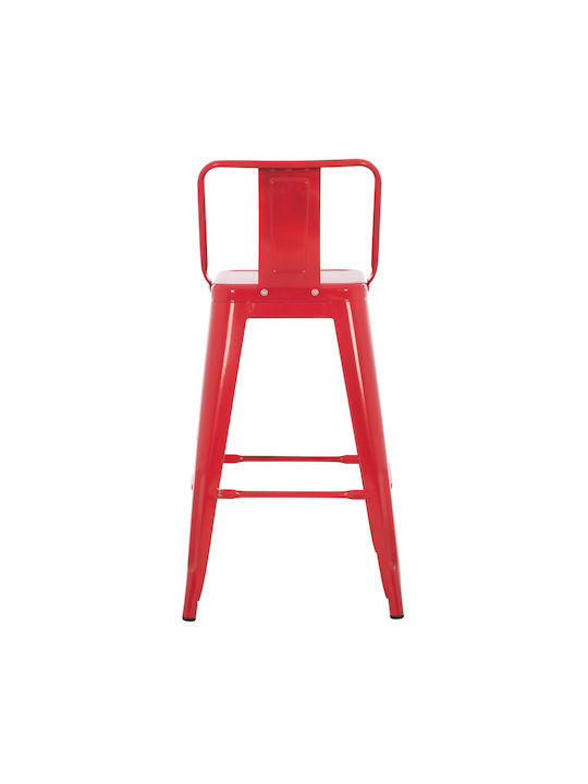 Stool for Bar Outdoor Melita-pro Red 43x43x88cm