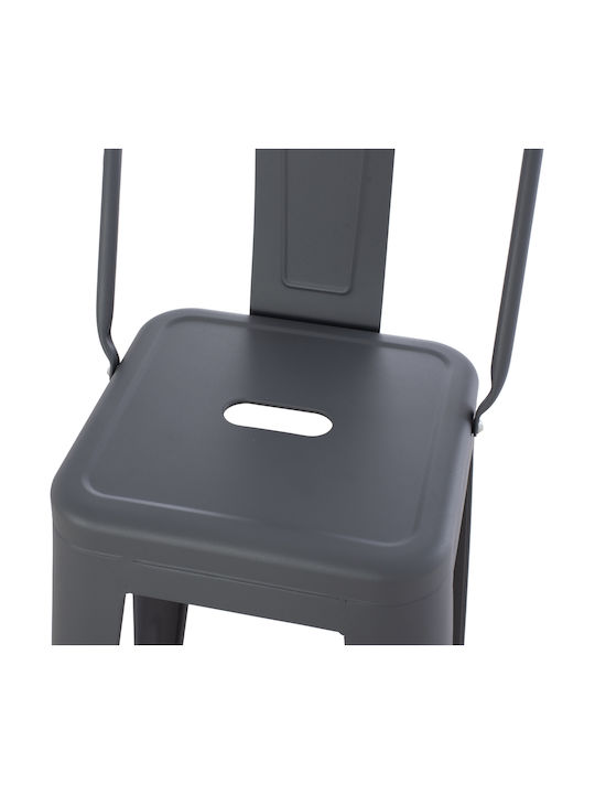 Stool for Bar Outdoor Melita-pro Gray 42x42x100cm
