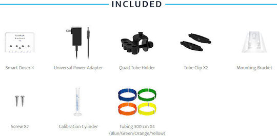 Aquarium Technische Ausrüstung Autoaqua Smart Doser 4 Dosierpumpe