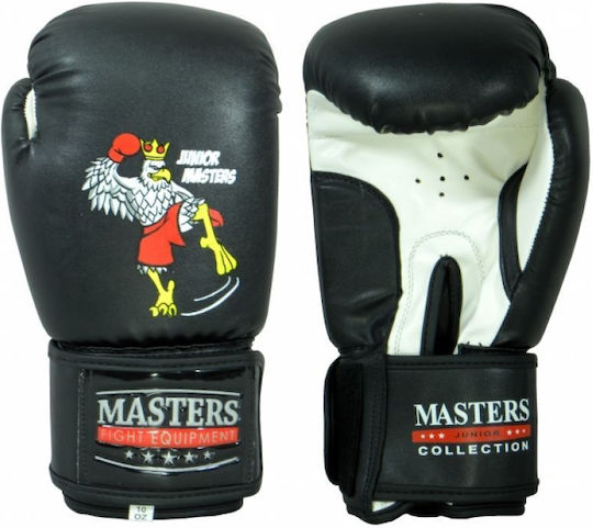 Sport Masters Γάντια Πυγμαχίας για Αγώνα Μαύρα