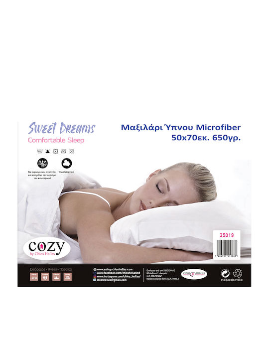 Chios Hellas Μαξιλάρι Ύπνου Microfiber 50x70cm