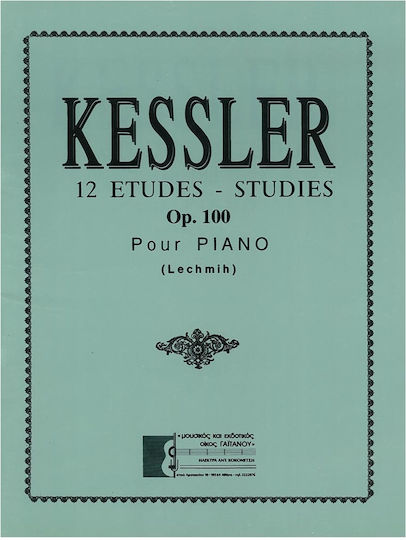 Joseph Kessler 12 Studies Piano Op.100