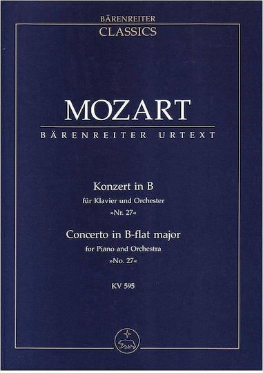 Mozart Concerto In Bb Major Kv595 Pocket Score