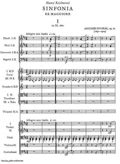 Dvorak Symphony Nr.6 Pocket Score