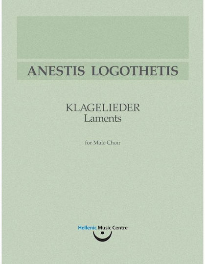 Logothetis Klagelieder Männerchor