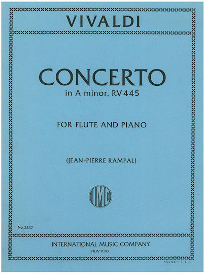 Vivaldi Concerto In A Minor Flute Piano
