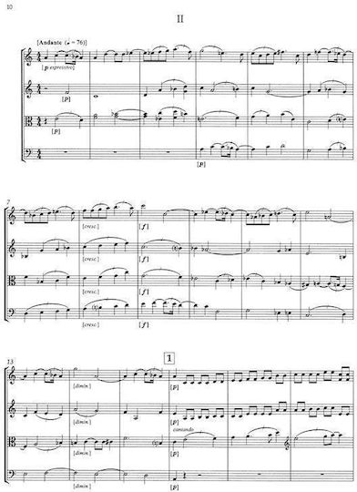 Faure Quatuor À Cordes Op.121 Pocket Score