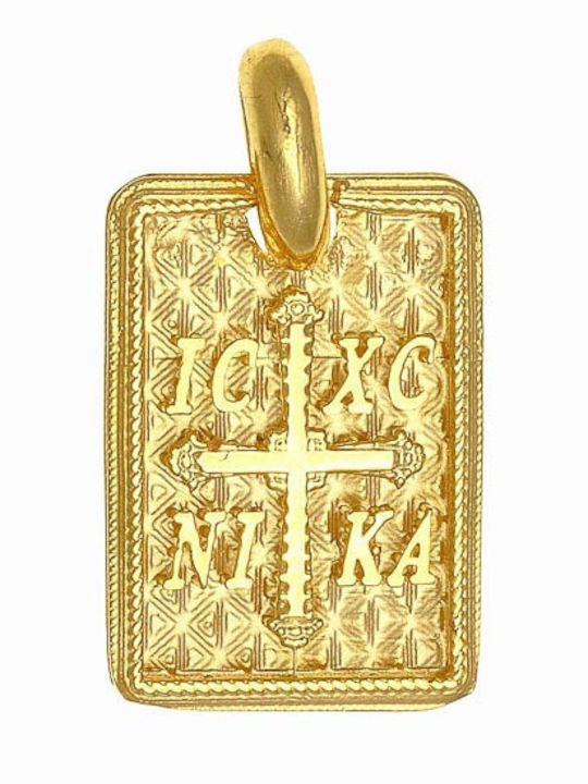 Ioannis Κόσμημα Μενταγιόν Κωνσταντινάτο Χρυσό 14K