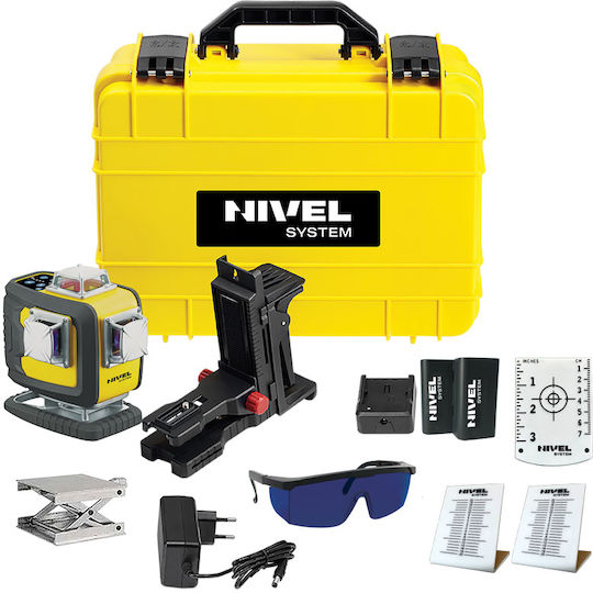 Kreuzlinienlaser Nivel System Cl4d-p 4d Multifunktionaler Roter Laser 4 Laser-Ebenen 360 Grad