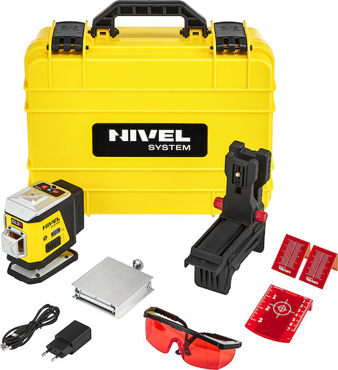 Cross Laser Level Nivel System Cl3r 3d Multifunctional Red Laser 3 Laser Planes 360 Degrees